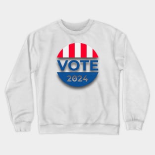 VOTE 2024 Red White Blue Crewneck Sweatshirt